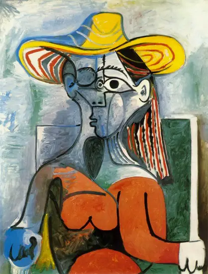 Pablo Picasso. Bust of Woman with a Hat, 1962