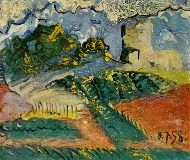 Pablo Picasso. Landscape, 1958