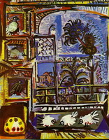 Pablo Picasso. My workshop (Pigeons) IIII, 1957