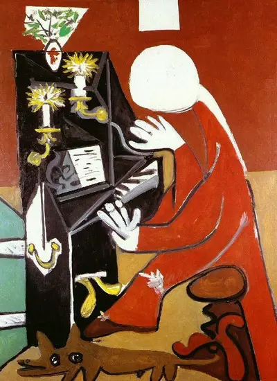 Pablo Picasso. The piano (Velаzquez), 1957