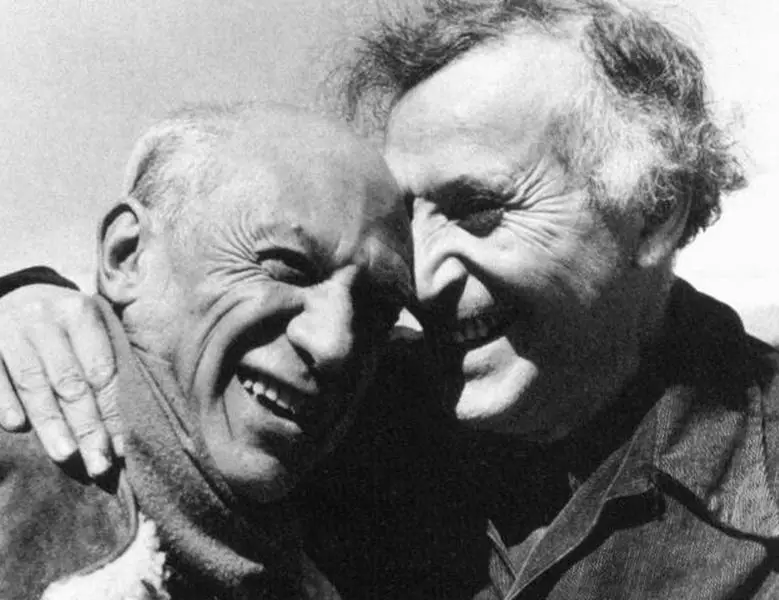 With Marc Chagall