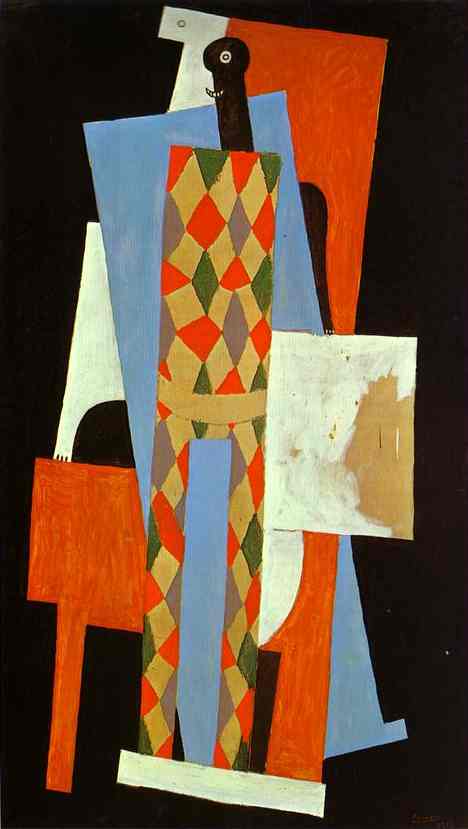 Pablo Picasso. Harlequin, 1915