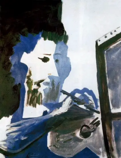 Pablo Picasso. The painter IIII, 1963