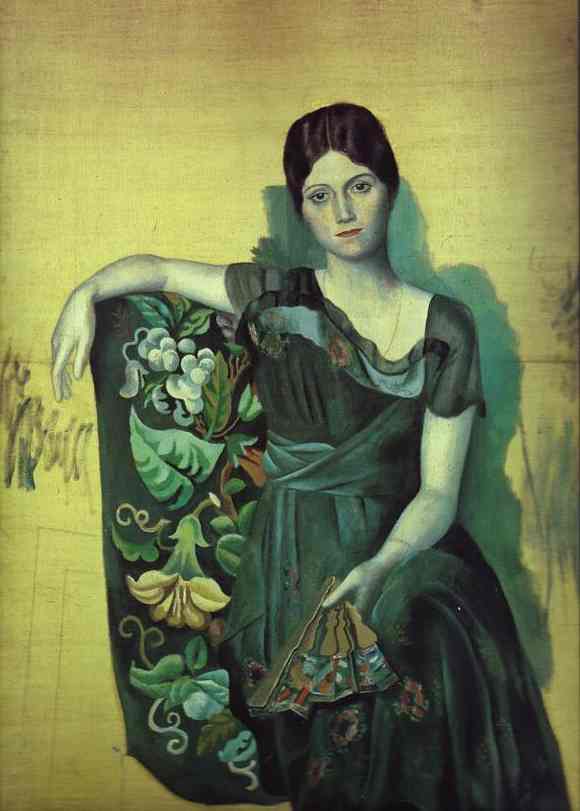 Pablo Picasso. Portrait of Olga in the Armchair, 1917