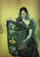 Portrait of Olga in the Armchair, 1917