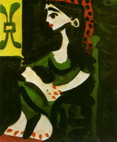 Pablo Picasso. Portrait of Jacqueline profile III