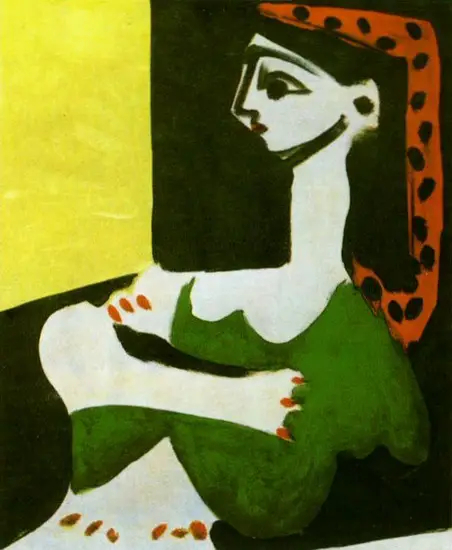 Pablo Picasso. Portrait of Jacqueline profile I, 1959