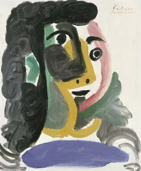 Pablo Picasso. Head of a Woman, 1949