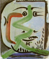 Pablo Picasso. Man Head II