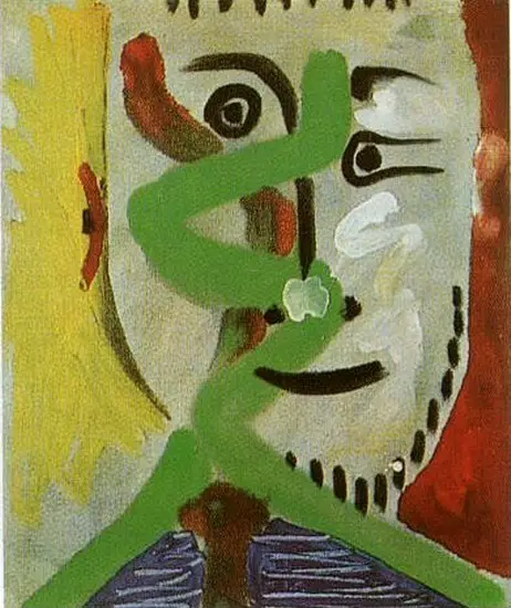 Pablo Picasso. Man Head IV, 1964