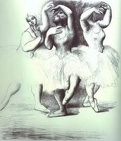 Pablo Picasso. Three Dancers, 1919 - 1920