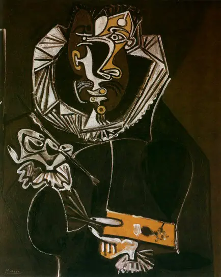 Pablo Picasso. Portrait of a different artist (El Greco), 1950
