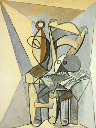 Pablo Picasso. crane on a chair, 1946