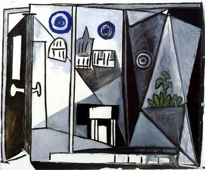 Pablo Picasso. Vue de la fenêtre, 1948