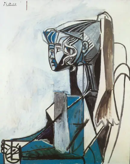 Pablo Picasso. Portrait of Sylvette David 28, 1954