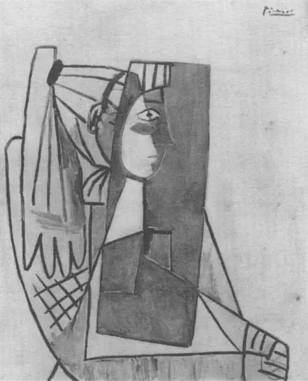 Pablo Picasso. Portrait of Sylvette David 27, 1954