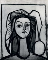 Pablo Picasso. Head of a Woman (Françoise), 1946