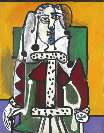 Pablo Picasso. Woman in an armchair, 1940
