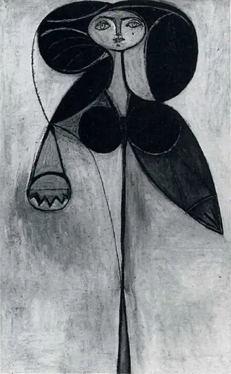Pablo Picasso. Woman-flower (Françoise Gilot), 1946