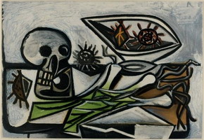 Pablo Picasso. Still Life, crane and sea urchins