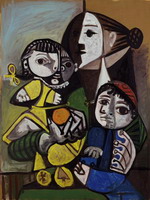 Pablo Picasso. Mere children has l`orange