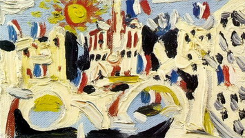Pablo Picasso. Vue de Notre-Dame de Paris