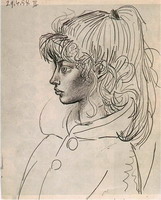 Pablo Picasso. Portrait of Sylvette David 11, 1954