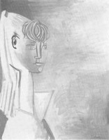 Pablo Picasso. Portrait of Sylvette David 14, 1954