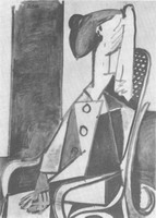 Pablo Picasso. Portrait of Sylvette David 15, 1954