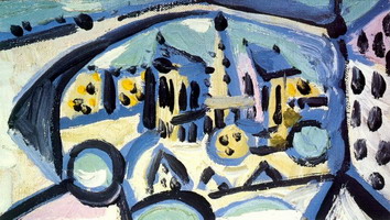 Pablo Picasso. Vue de Notre-Dame de Paris - le de la Cite