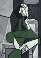 Pablo Picasso. Seated Woman, 1953