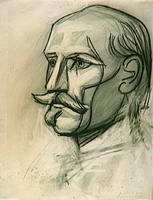 Pablo Picasso. Portrait of Paul Langevin, 1945