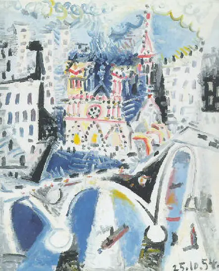 Pablo Picasso. Notre-Dame de Paris, 1954