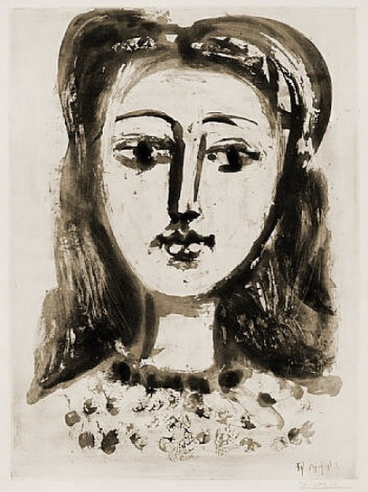 Pablo Picasso. Portrait of Françoise Gilot, 1946