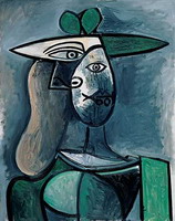 Pablo Picasso. Woman with hat, 1961