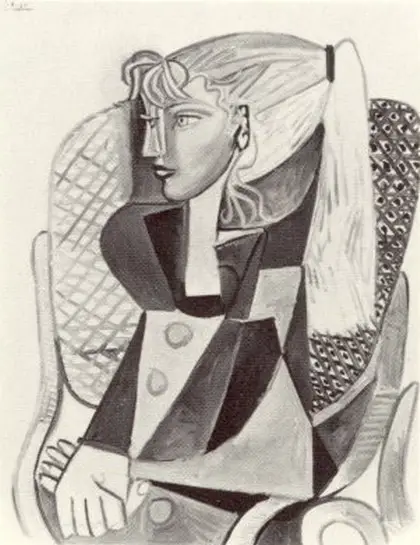 Pablo Picasso. Portrait of Sylvette David 10, 1954