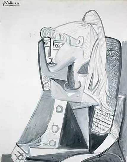 Pablo Picasso. Portrait of Sylvette David 16, 1954