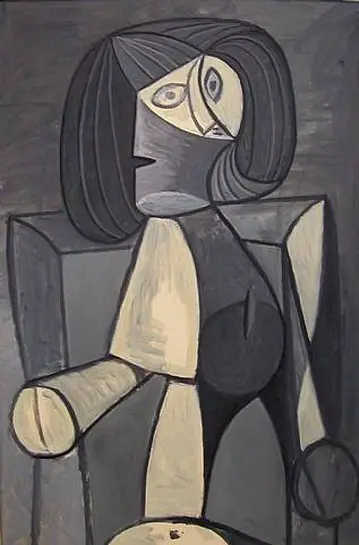 Pablo Picasso. Woman in gray, 1942