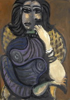 Pablo Picasso. Woman in an armchair, 1946