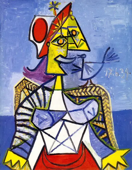 Pablo Picasso. woman sitting, 1939