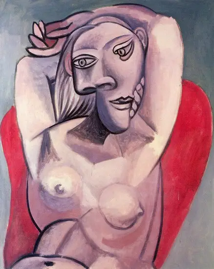 Pablo Picasso Woman In A Red Armchair 1929