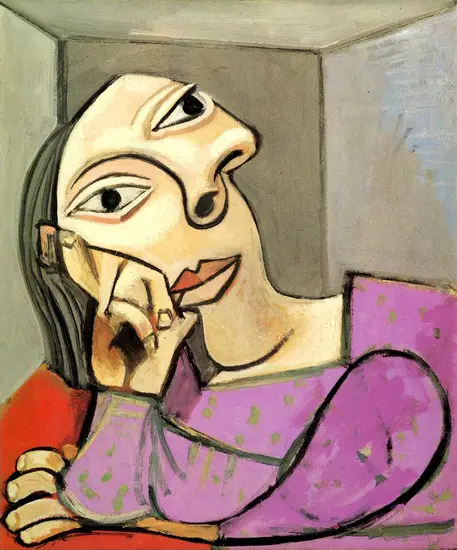 Pablo Picasso. Woman Leaning 1, 1939