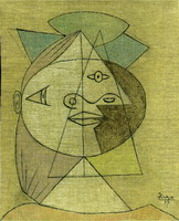 Pablo Picasso. Head of a Woman (Marie-Therese Walter), 1937