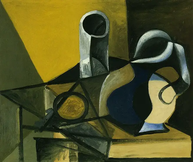 Pablo Picasso. Still Life with Jug and glass [Glass and pitcher], 1943
