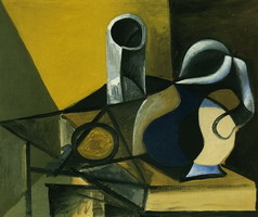Pablo Picasso. Still Life with Jug and glass [Glass and pitcher]