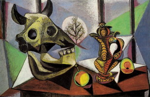 Pablo Picasso. Still life with bull skull, 1939