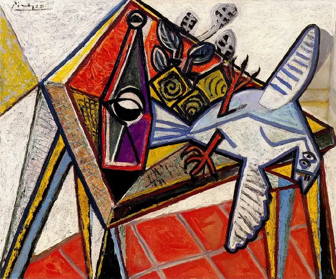 Pablo Picasso. Still Life with pigeon, 1941