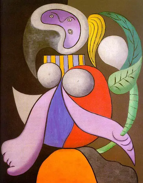 Pablo Picasso. Woman with a Flower, 1932
