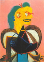 Pablo Picasso. Portrait of Lee Miller