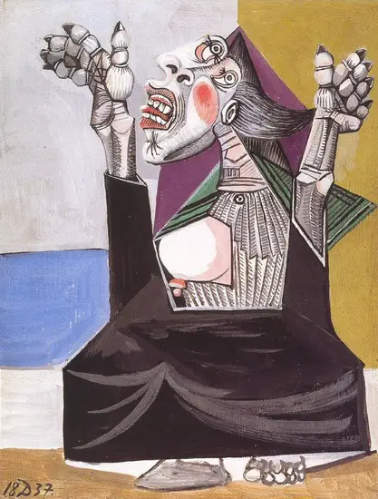 Pablo Picasso. The suppliant, 1937